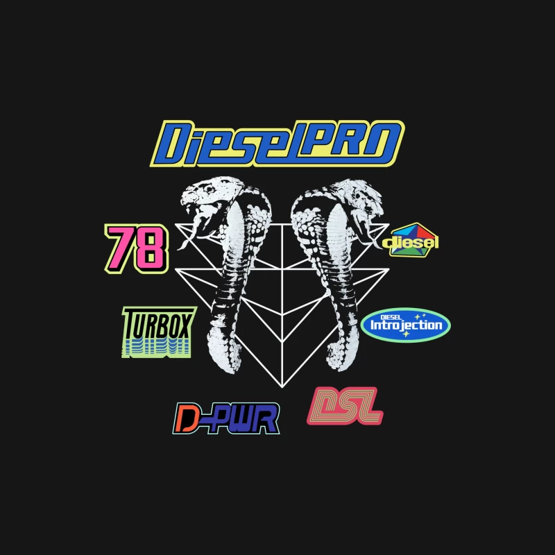Sportliches Cobramotors Design mit Logos Herren Langarm T-Shirt