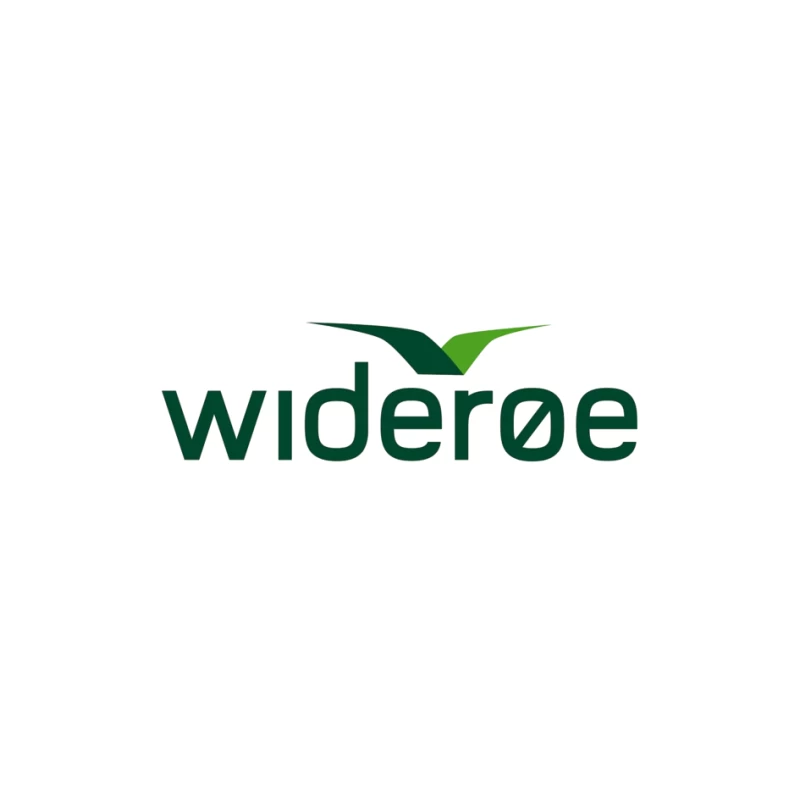 Wideroe Airlines Green Bird Logo Design Pin