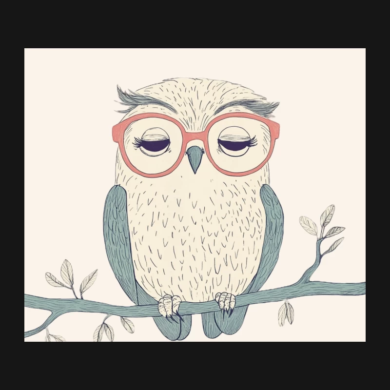 Quiet Owl Mouse Pad