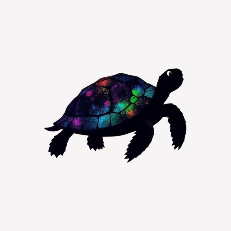 Galactic Turtle Male T-Shirt