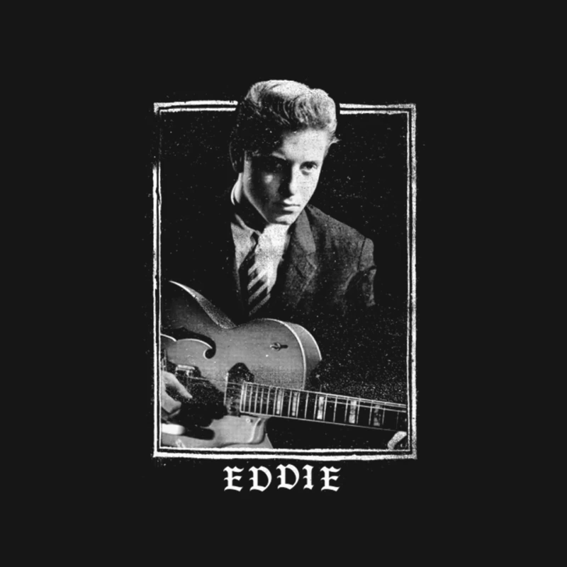 Eddie Cochran  Rock N Roll Vintage Look Fan Design Mouse Pad