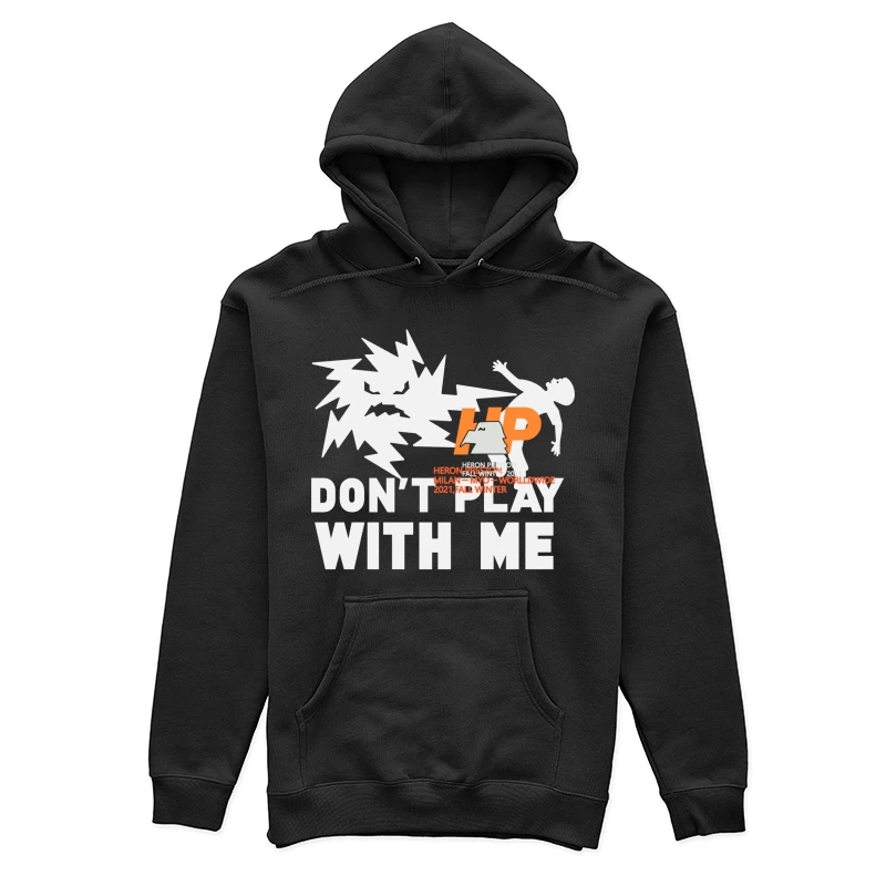 Grafik mit Blitz und Schriftzug Damen Pullover Hoodie