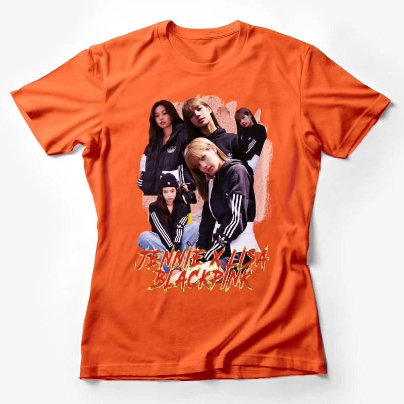 BLACKPINK: Jennie and Lisa Collaboration Female T-Shirt