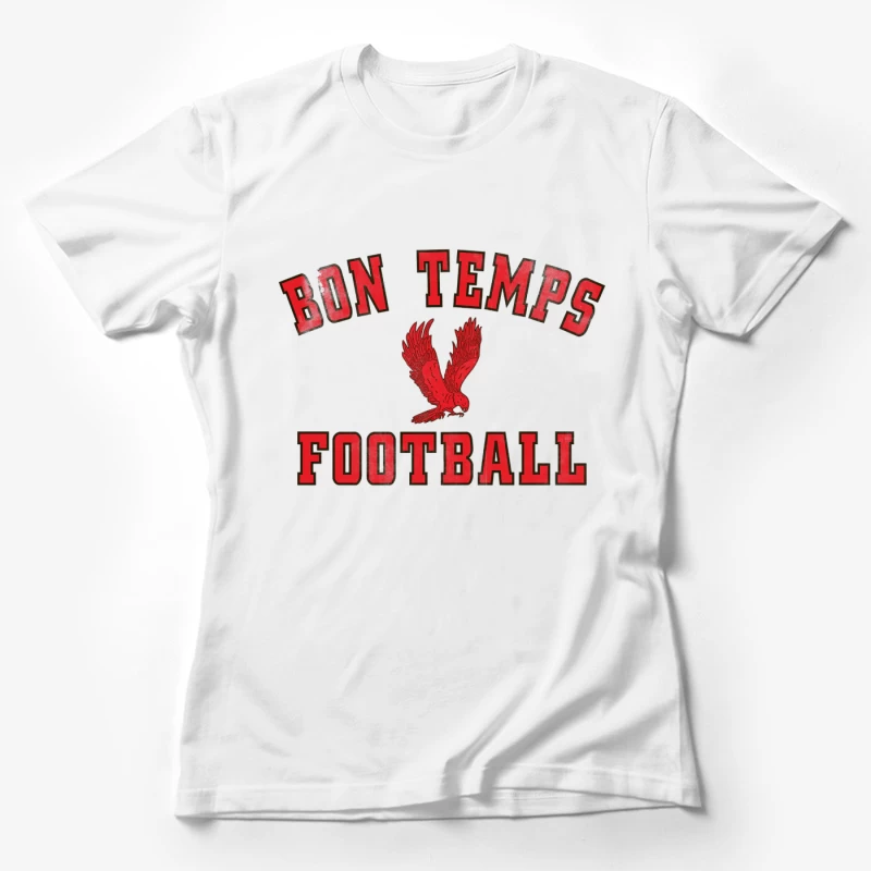 Bon Temps Football Vintage Female T-Shirt