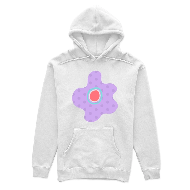 Design abstrait en violet avec polygones Femme Sweat à capuche