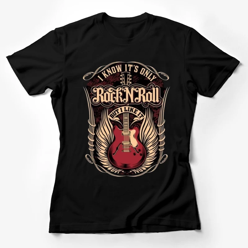 Rock and Roll Art Female T-Shirt