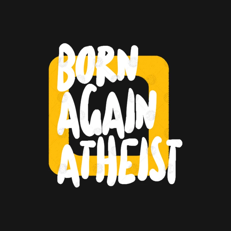 Born Again Atheist - Typographic Design Female Long Sleeve T-Shirt