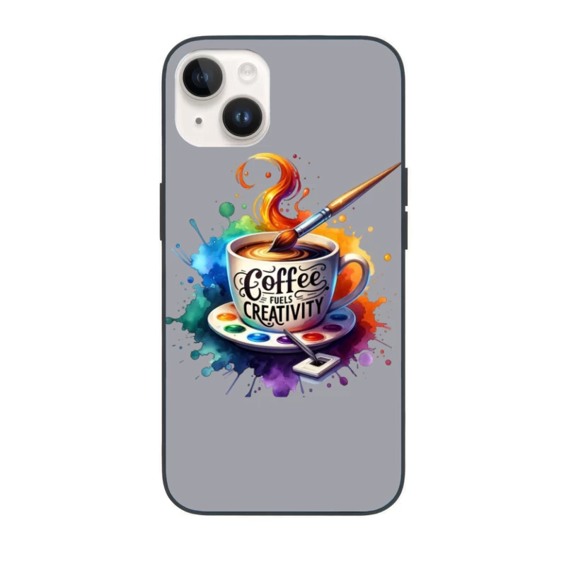 Coffee Fuels Creativity iPhone Case
