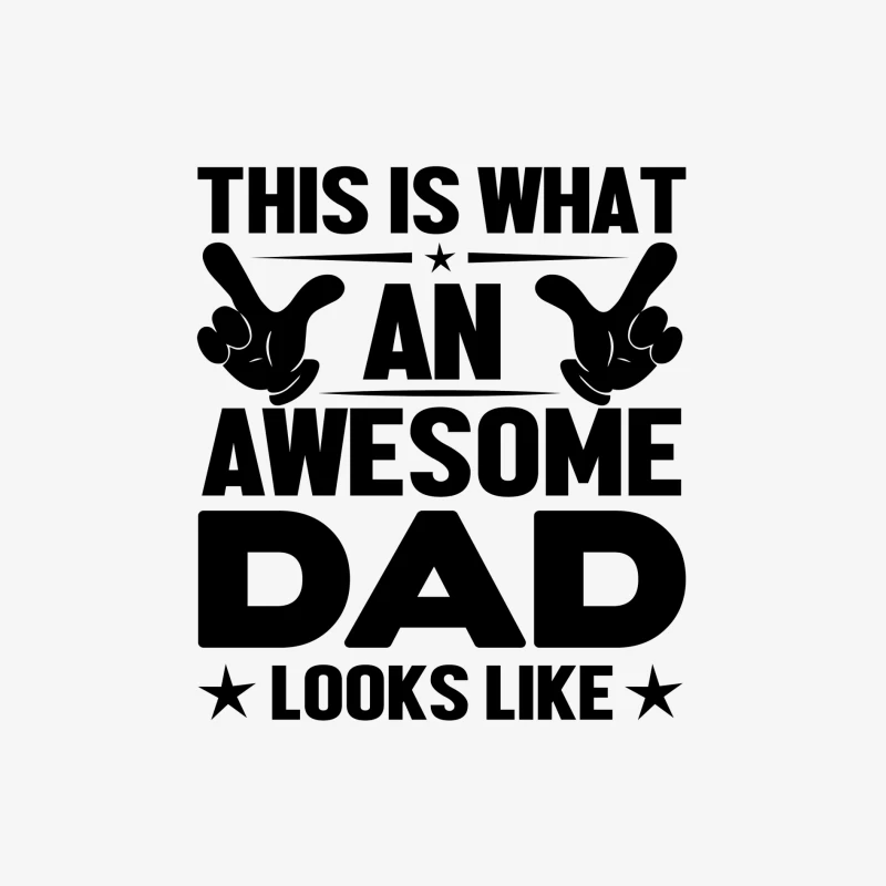 C'est à ça que ressemble un papa génial Homme Manches Longues T-Shirt