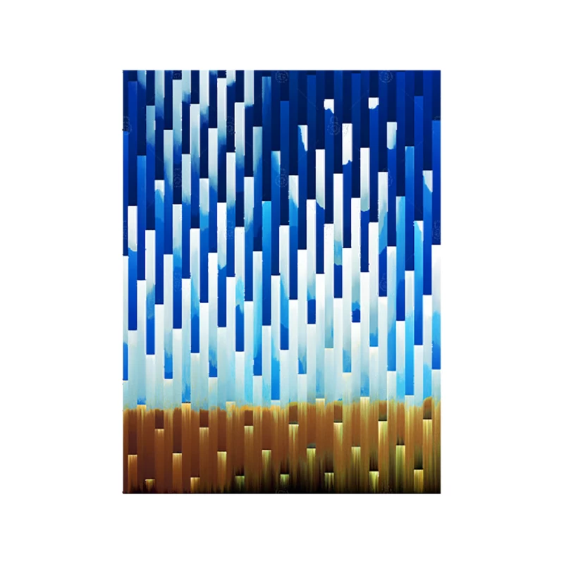 Desert Heat - Glitch Abstract Contemporary Art Tapestry