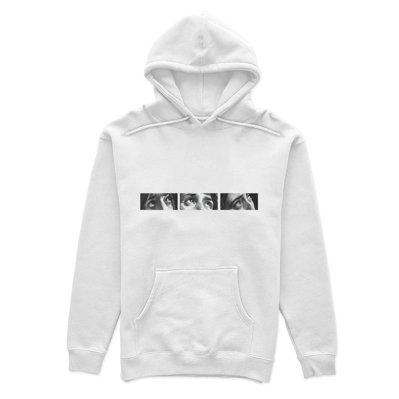 Nahaufnahme von Augen in Kunst Damen Pullover Hoodie
