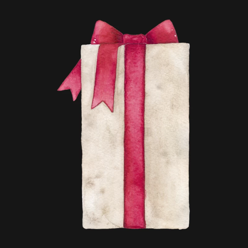 Cadeau avec ruban rouge Homme Manches Longues T-Shirt