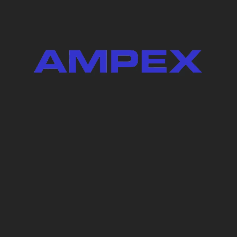 Ampex Blue Corporate Logo Female Pullover Sweatshirt