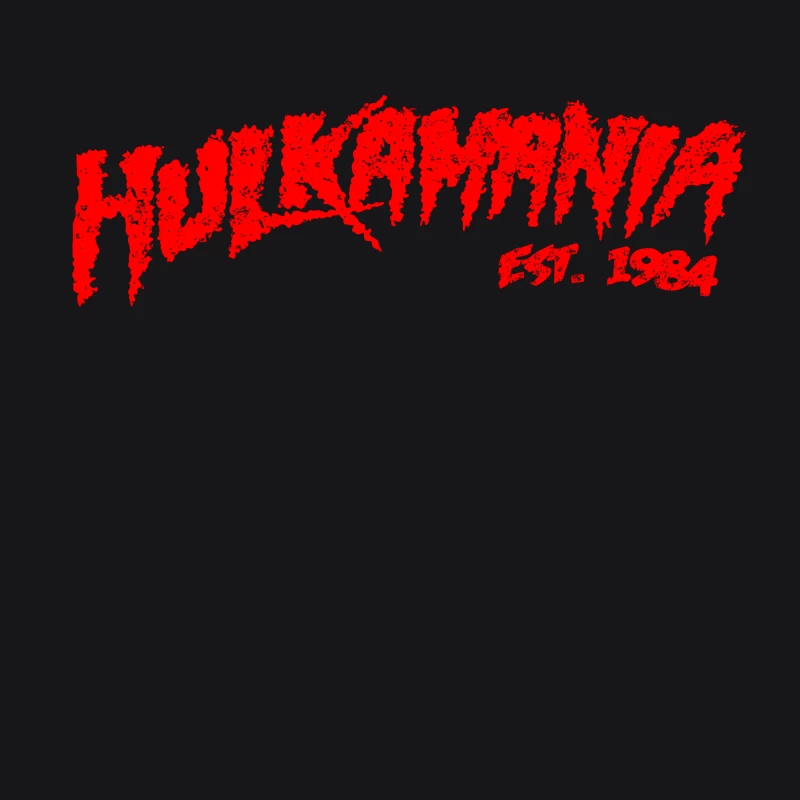 Hulkamania: Wrestling's Iconic Red Logo Since 1984 Female Pullover Hoodie