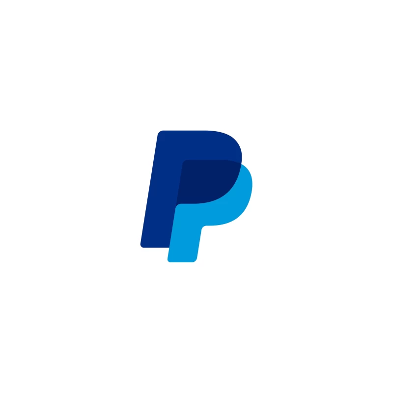 PayPal Double P Logo Design in Blue Shades Travel Mug