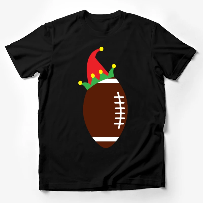 Chapeau de bouffon sur ballon de football Homme T-Shirt