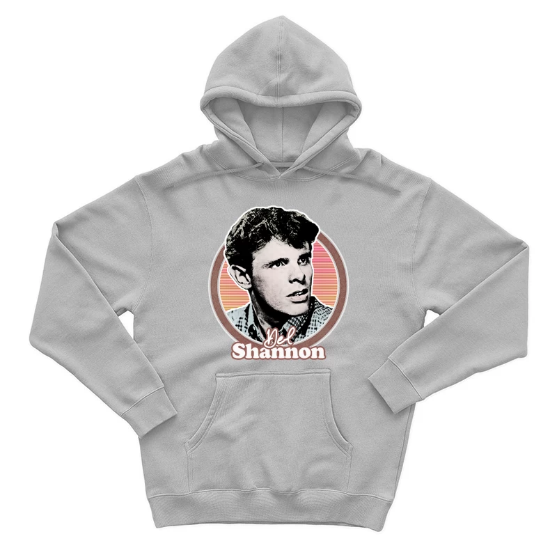 Del Shannon  Retro Style Fan Design Male Pullover Hoodie