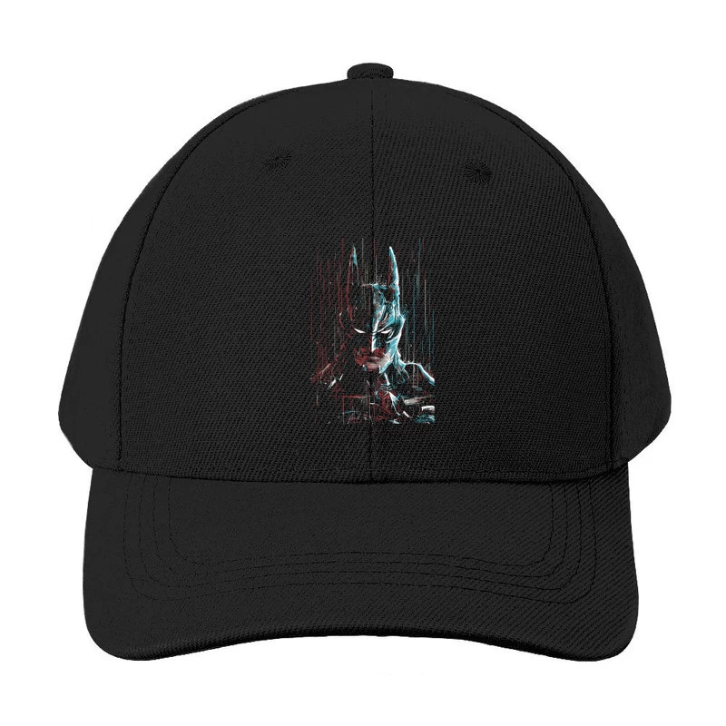 Abstract Digital Art of Batman Baseball Cap