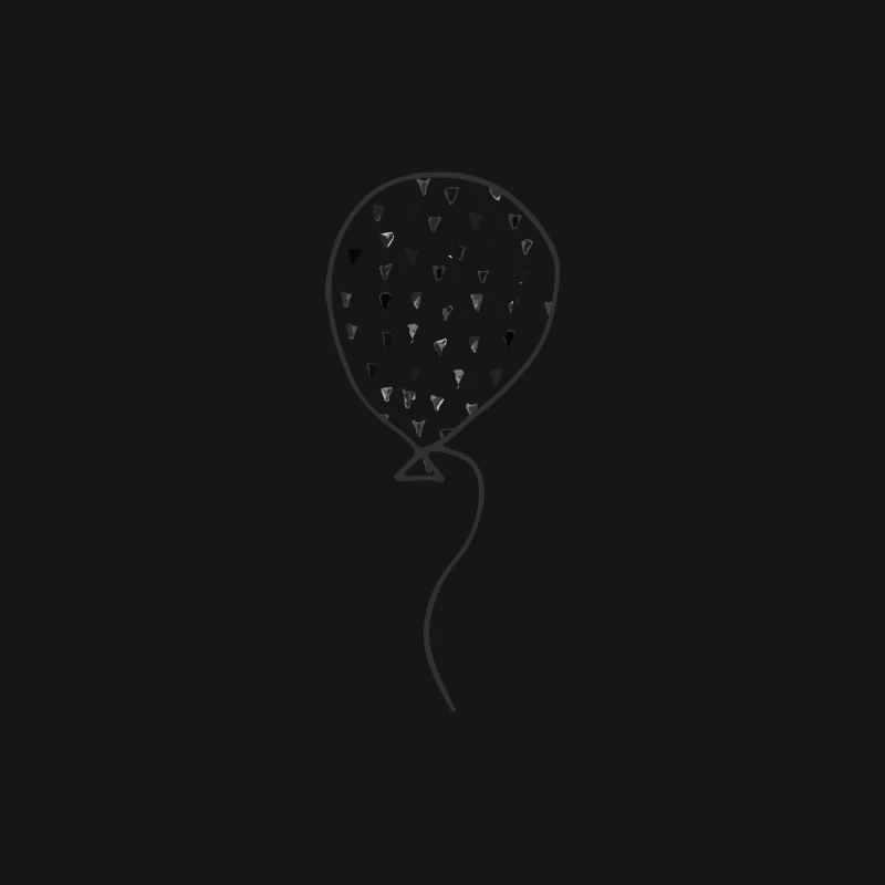 Ballon avec motif de cœurs Homme Manches Longues T-Shirt