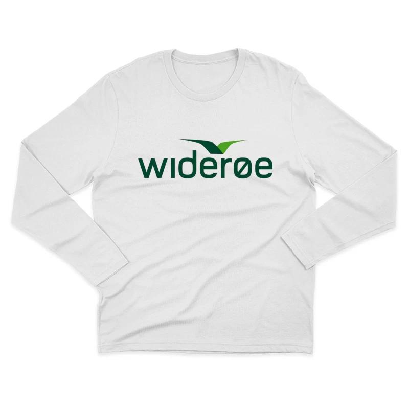 Wideroe Airlines Green Bird Logo Design Male Long Sleeve T-Shirt