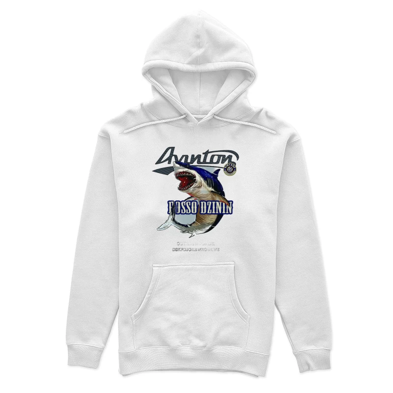 Shark-Angriff Grafik Damen Pullover Hoodie