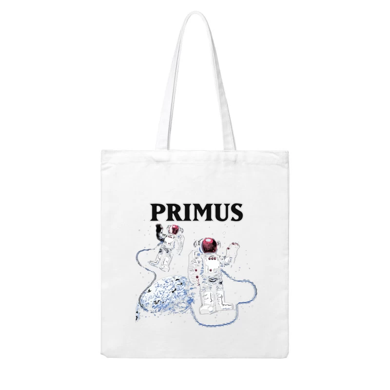 Primus Band Space Astronaut Art Illustration Cotton Tote Bag