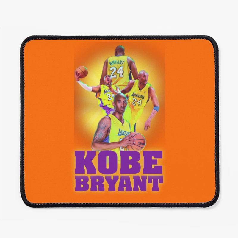 Kobe Bryant Tribute in NBA Colors Mouse Pad