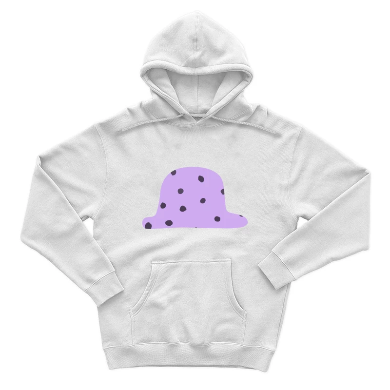 Chapeau violet à pois Homme Sweat à capuche