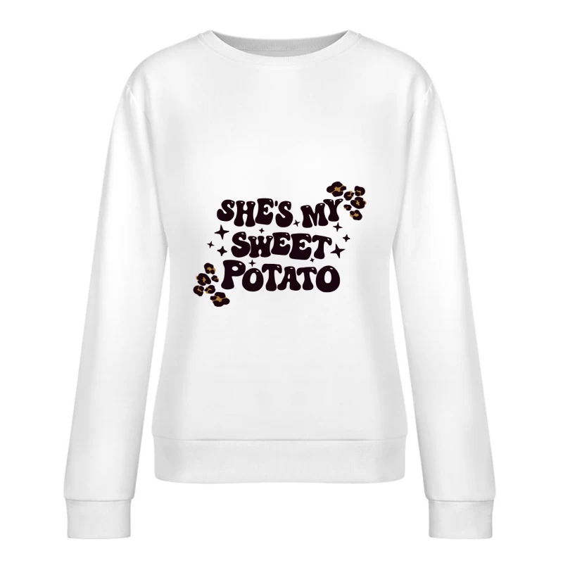 Niedlicher Spruch mit Süßkartoffel-Motiv Damen Pullover Sweatshirt