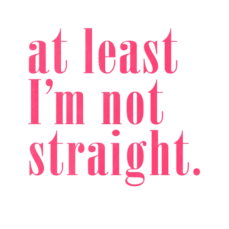 At Least I_m Not Straight - Queer Pride Tapestry