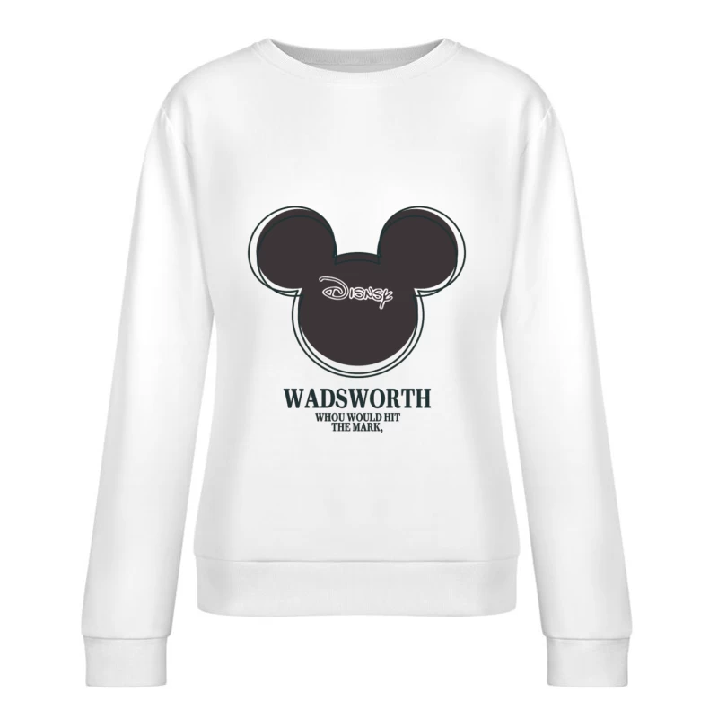 Logo Wadsworth avec élément Disney Femme Sweat-shirt à enfiler