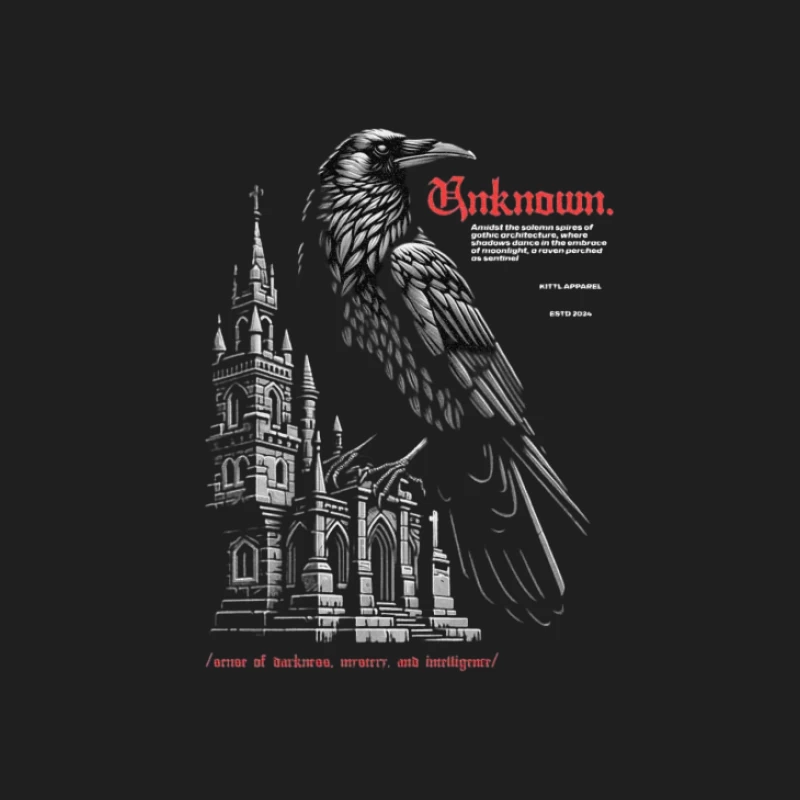 Rabe und gotische Architektur Herren Tanktops