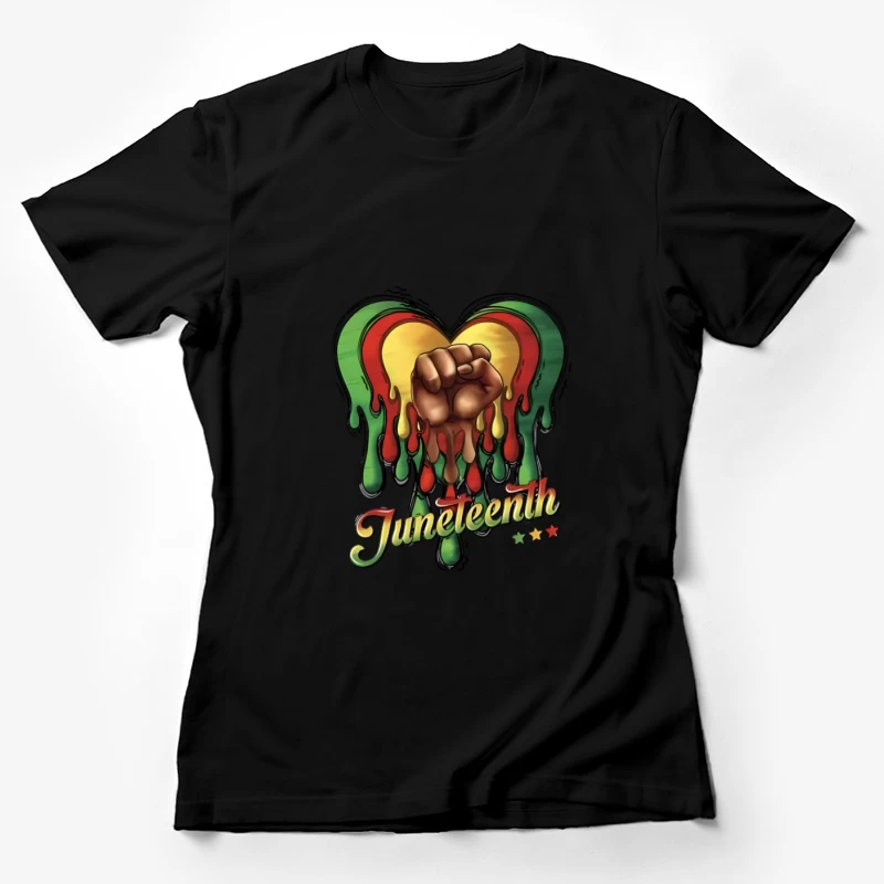 Juneteenth Feier Illustration Damen T-Shirt