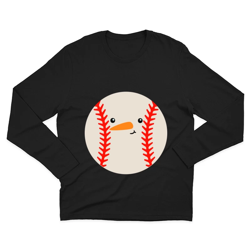 Ballon de baseball amusant Homme Manches Longues T-Shirt