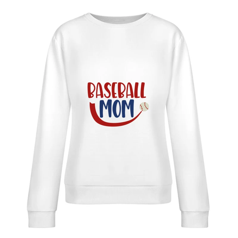 T-shirt Baseball pour Maman Femme Sweat-shirt à enfiler