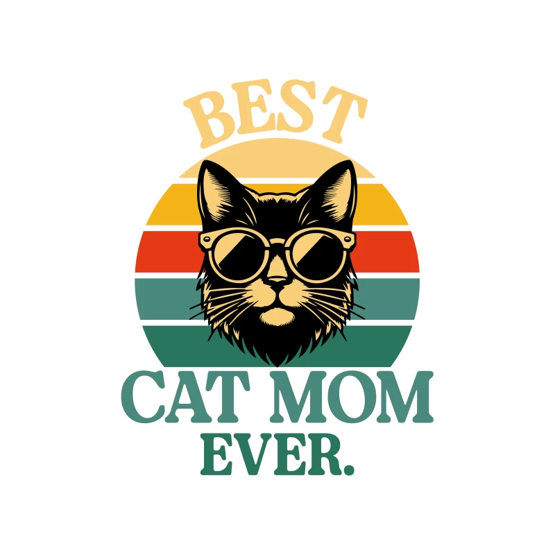 Best Cat Mom Ever Tapestry