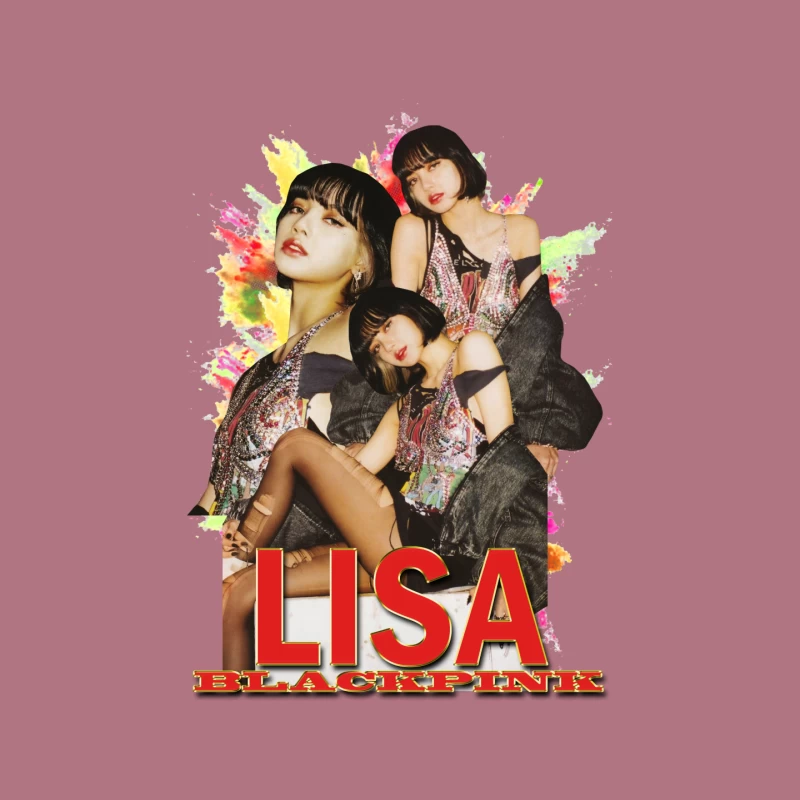LISA from BLACKPINK: K-pop Fashion and Performance Mouse Pad