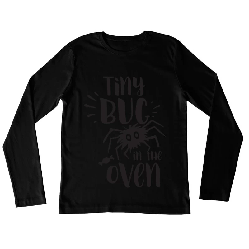 Annonce de grossesse avec araignée mignonne Femme Manches Longues T-Shirt