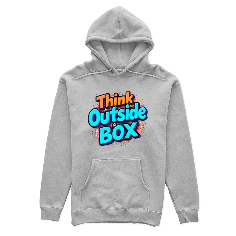 Think Outside the Box: A Creative and Inspirational Design Female Pullover Hoodie