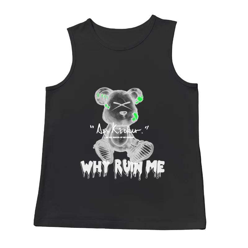 Künstlerischer Bär Silhouette Herren Tanktops