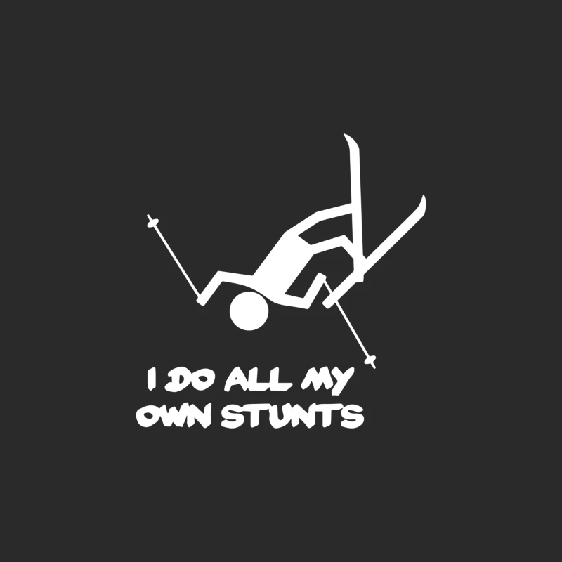 I Do All My Own Stunts Ski Baseball Cap