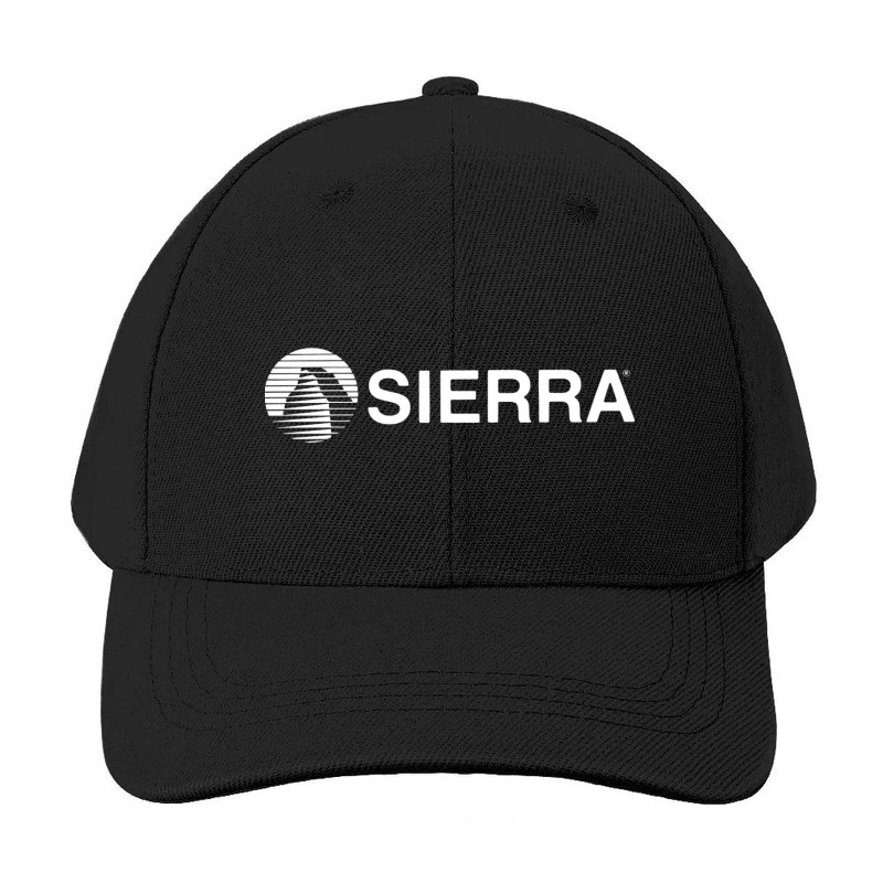 Vintage Sierra Entertainment Company Logo in White Baseball Cap