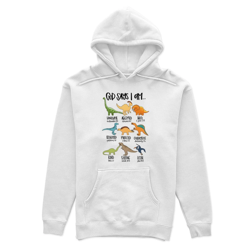 Dinosaurier-Werte für Kinder Damen Pullover Hoodie