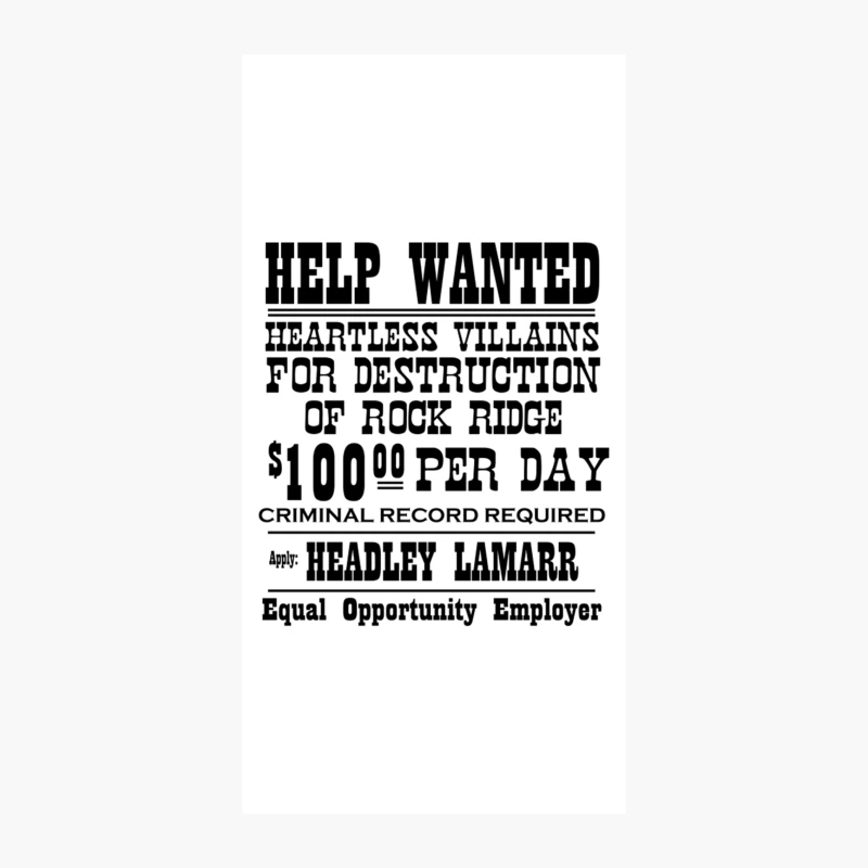 Blazing Saddles Wanted Poster iPhone Case