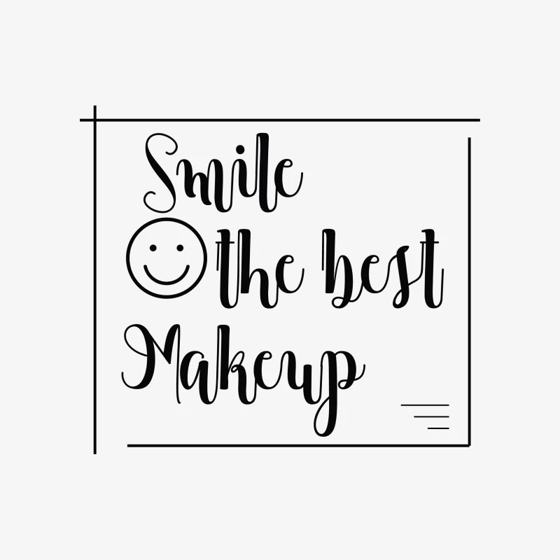 Sourire, le meilleur maquillage Homme Sweat-shirt à enfiler