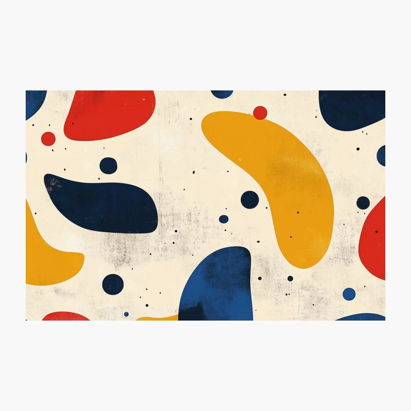 Vibrant Abstract Geometric Pattern with Retro-Modern Flair Travel Mug