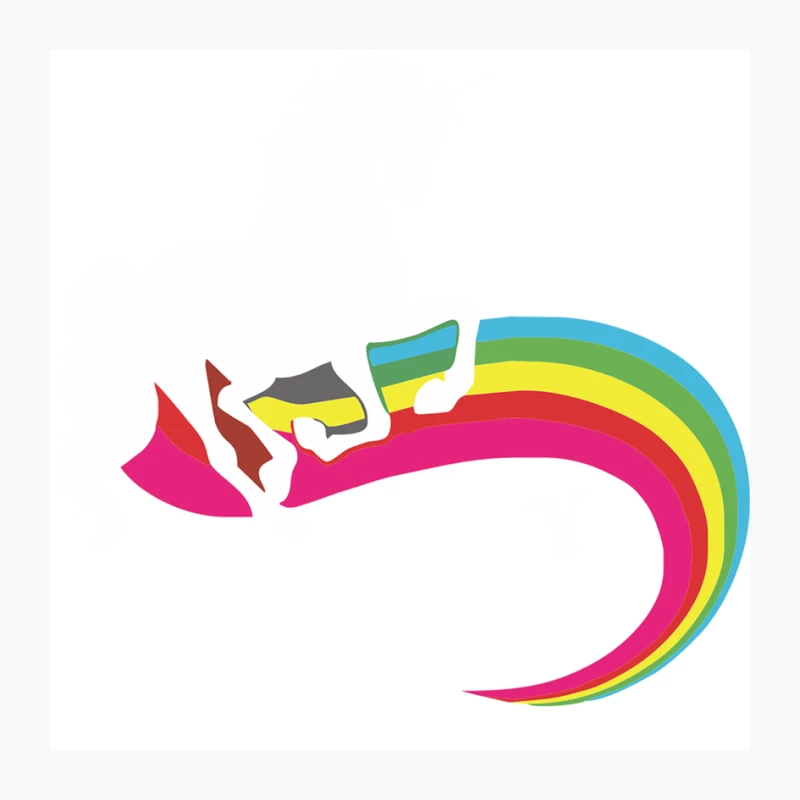 Totally Straight Funny Rainbow Unicorn Gay Pride Novelty Fashion Pin