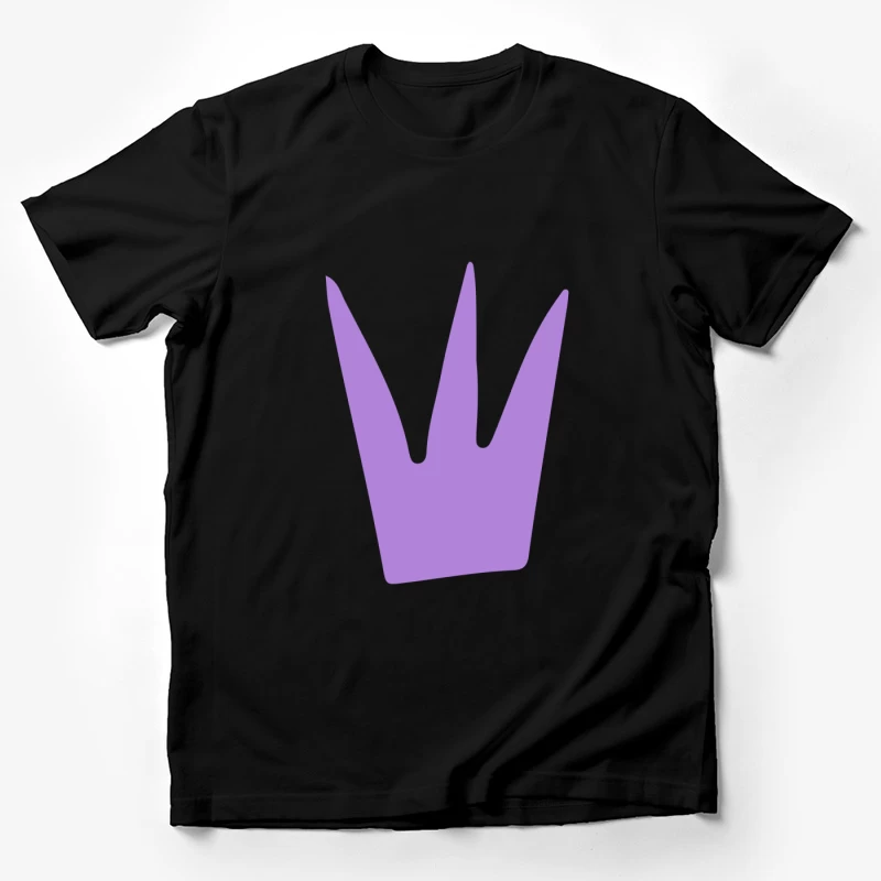 Icône minimaliste violette Homme T-Shirt