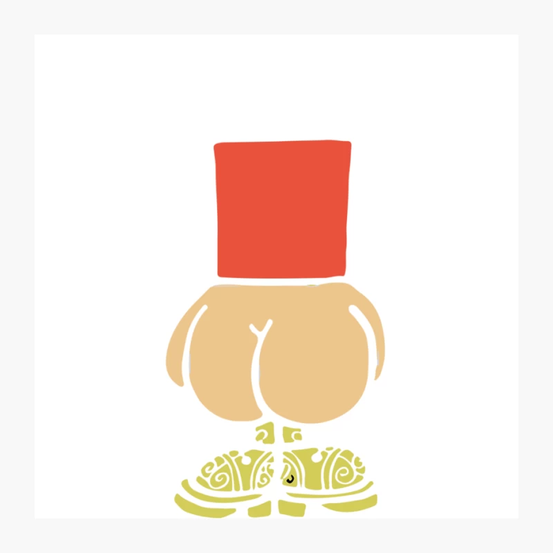 Mr Arse Stag Night Pin