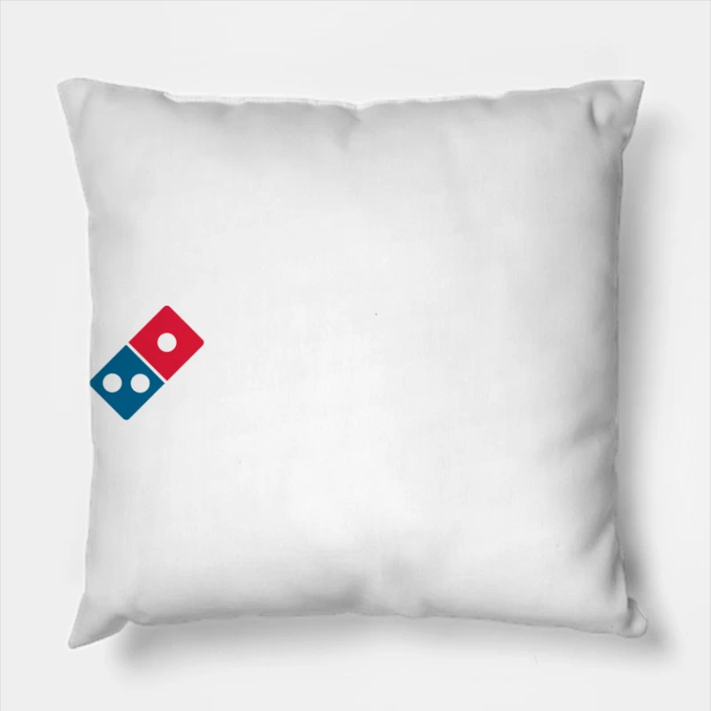 Domino's Pizza Minimalist Brand Logo Throw Pillow